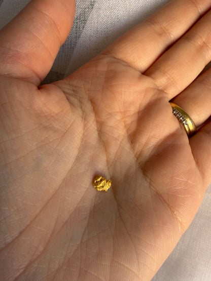 0.58 grams Natural Gold Nugget - August 2.0 drop