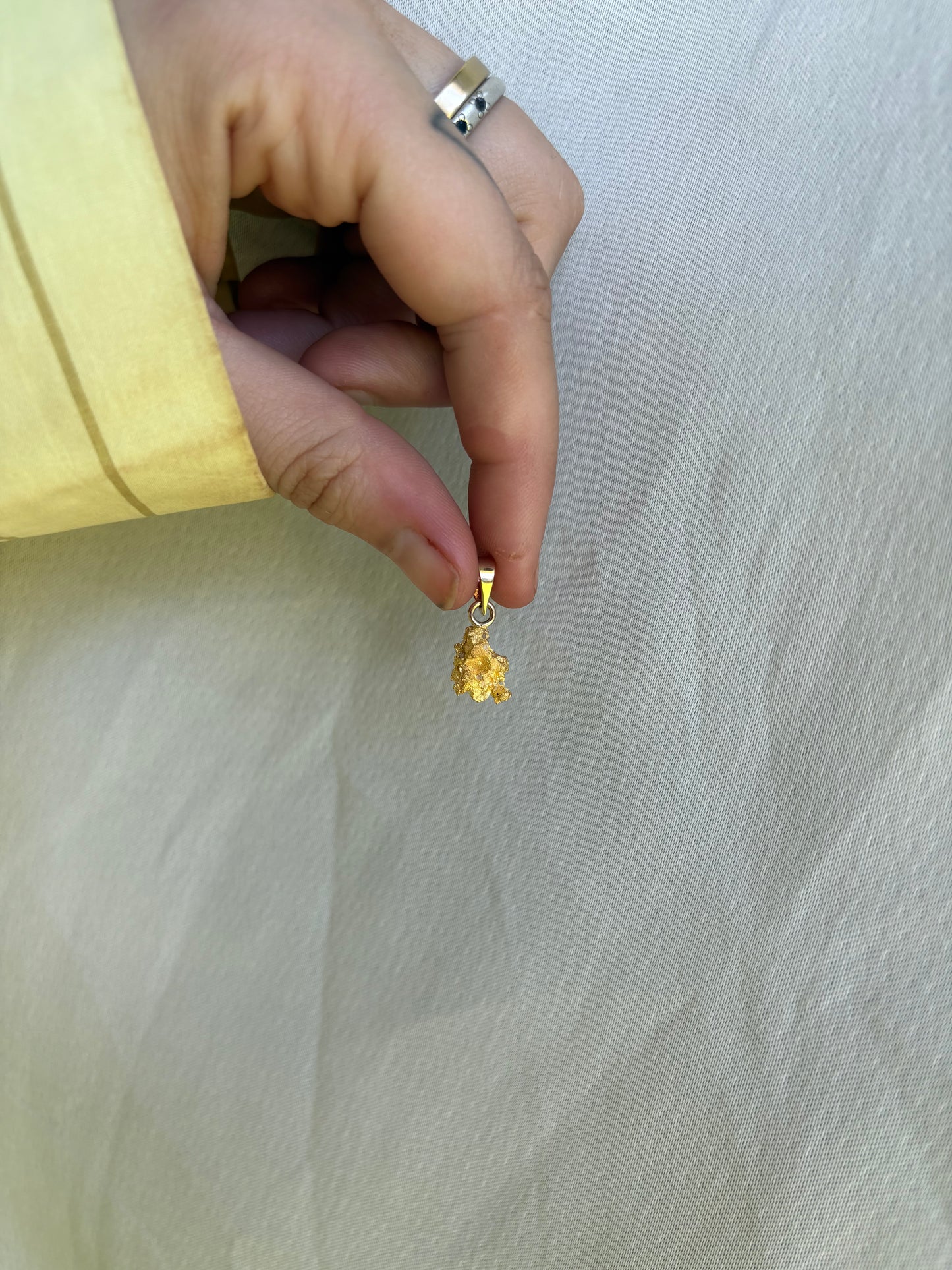 2.7 gram Natural Gold Nugget Pendant