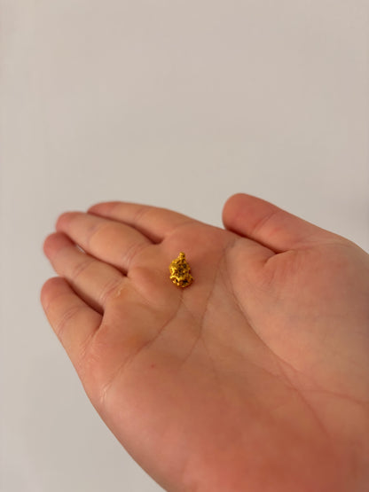 3.34 grams Natural Gold Nugget - October drop