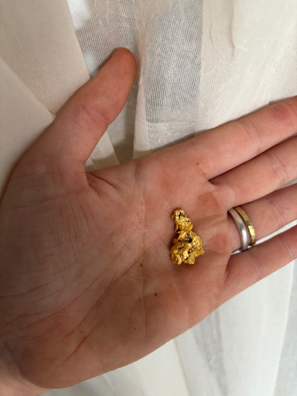 5.7 Gram Natural Gold Nugget - Crystalline structure