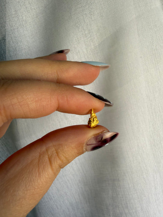 0.92 grams Natural Gold Nugget - August 2.0 drop