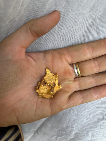 39.8 gram Crystalline Gold Nugget - Pseudomorph