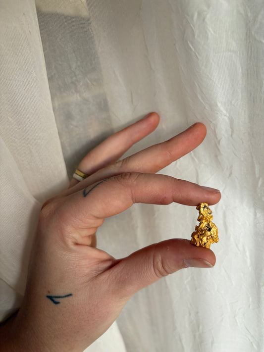 5.7 Gram Natural Gold Nugget - Crystalline structure