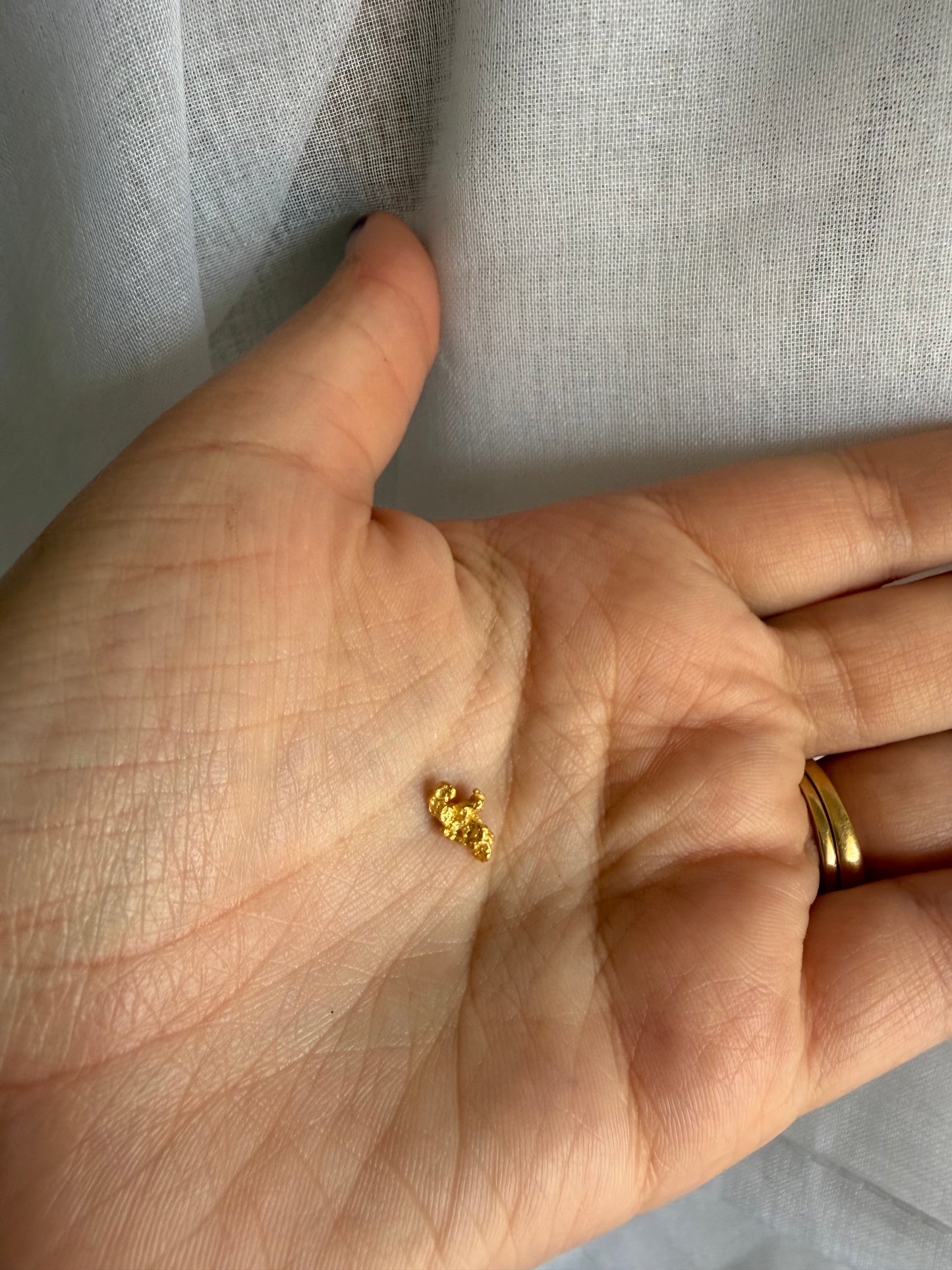 0.73 grams Natural Gold Nugget - August 2.0 drop