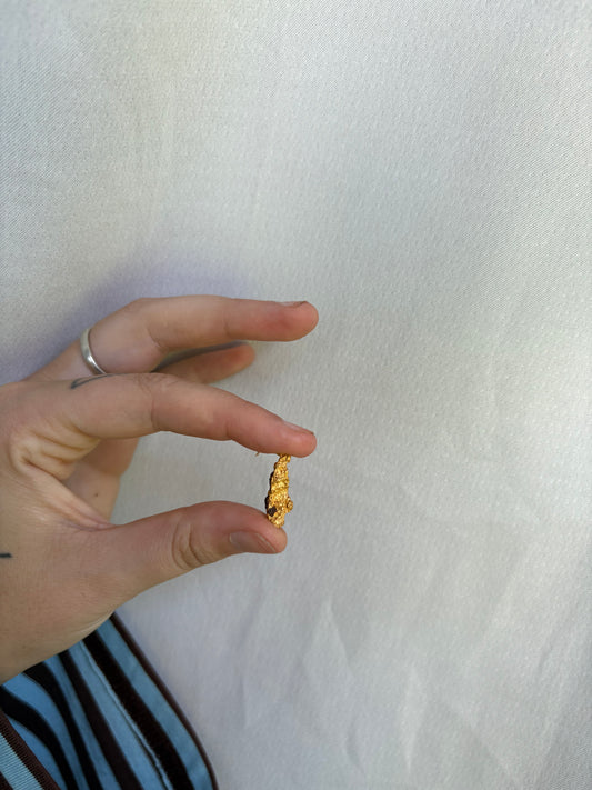 3.2 Gram Natural Gold Nugget(3.6gram total weight)