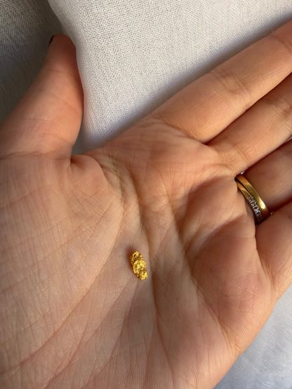 0.52 grams Natural Gold Nugget - August 2.0 drop