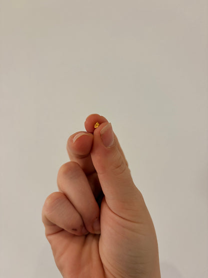 0.18 grams Natural Gold Nugget - October drop