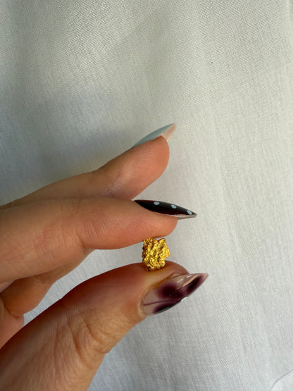 0.86 grams Natural Gold Nugget - August 2.0 drop