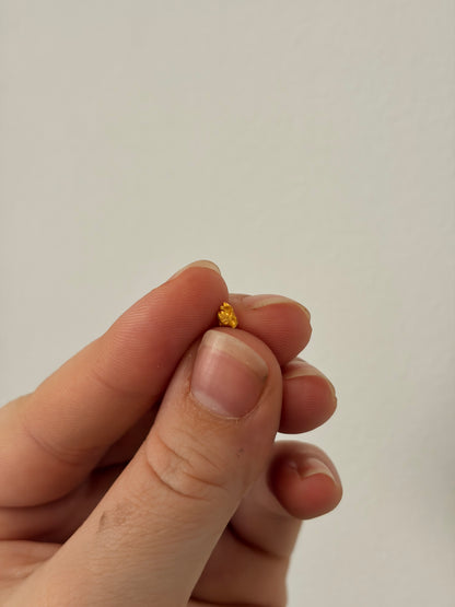 0.16 grams Natural Gold Nugget - October drop