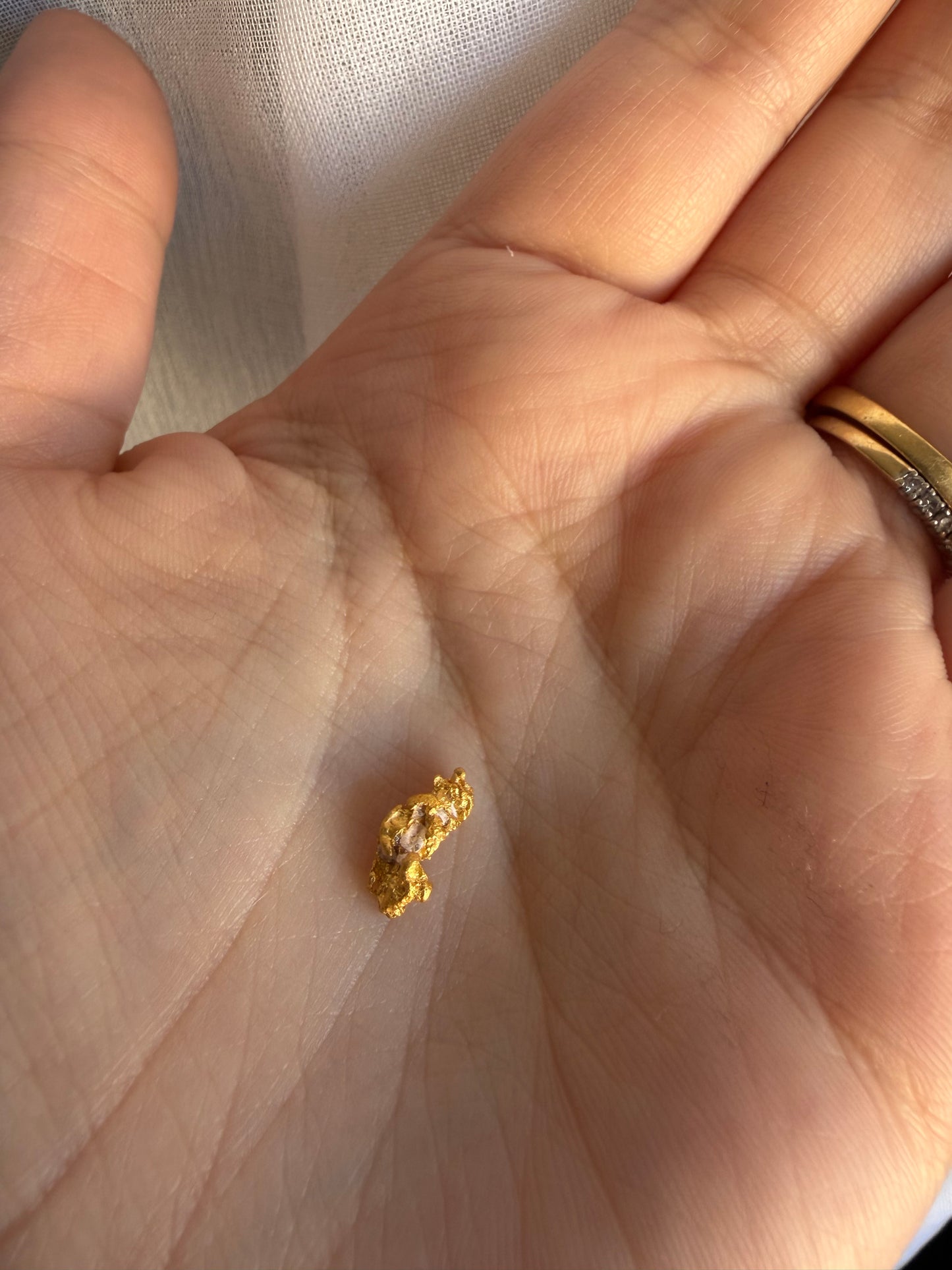 0.97 grams Natural Gold Nugget - August 2.0 drop