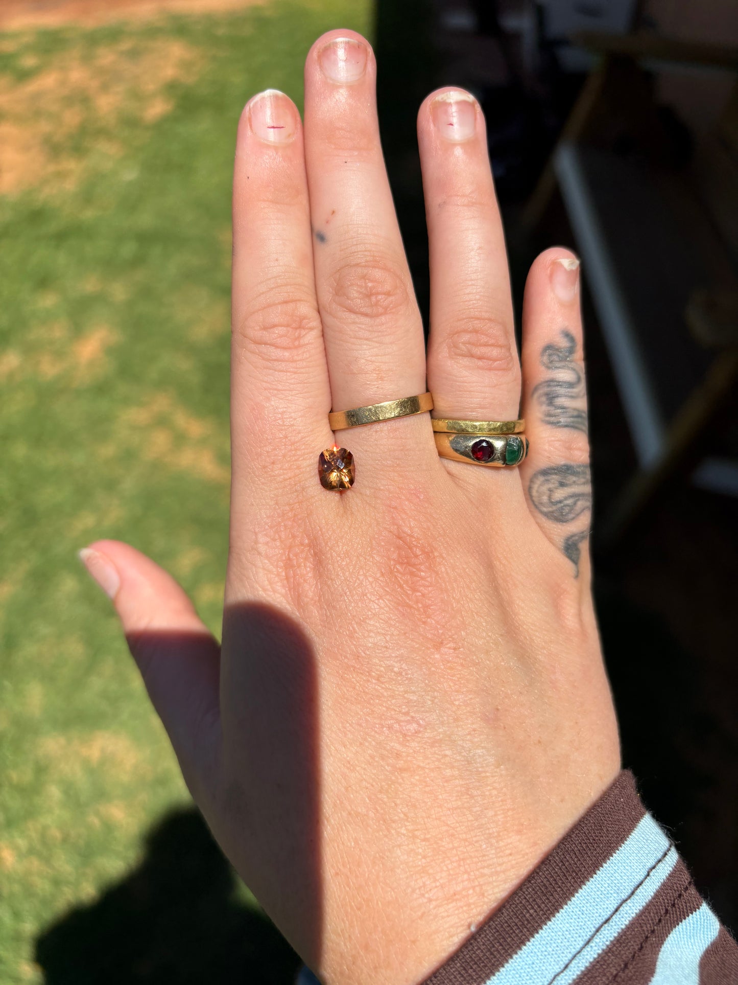 2.42ct NT Cushion Cut - Natural Orange Zircon