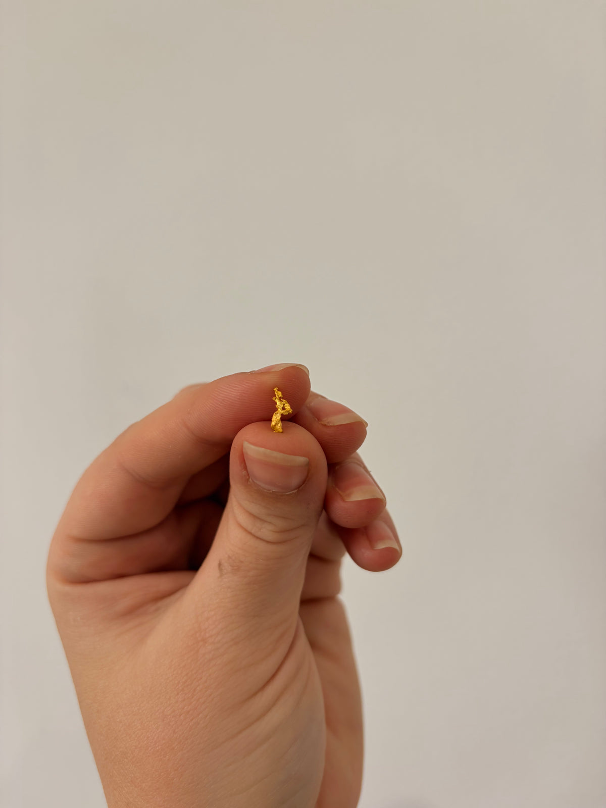 0.14 grams Natural Gold Nugget - October drop