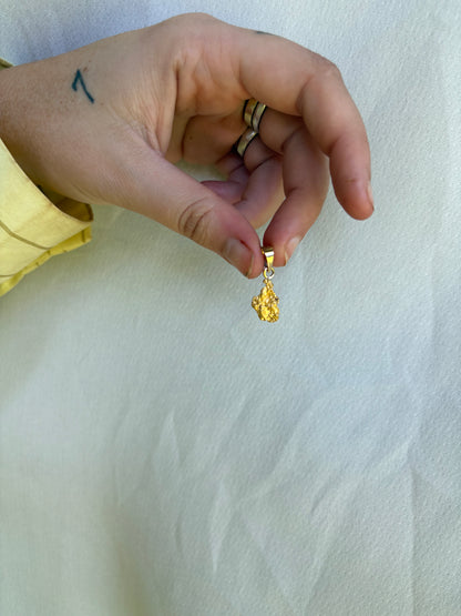 3.6 gram Natural Gold Nugget Pendant