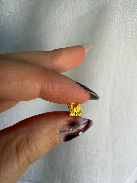 0.8 grams Natural Gold Nugget - August 2.0 drop