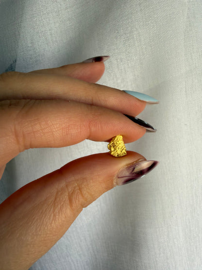 0.77 grams Natural Gold Nugget - August 2.0 drop