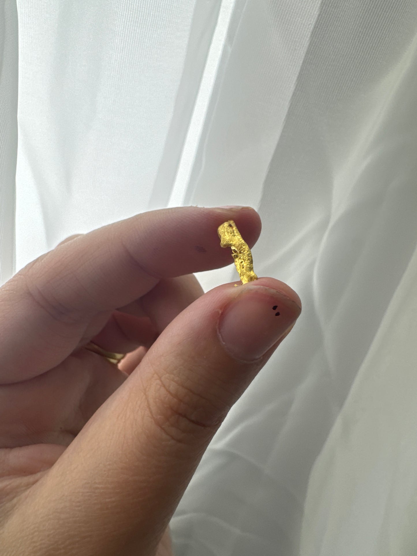 0.87 Gram Natural Gold Nugget