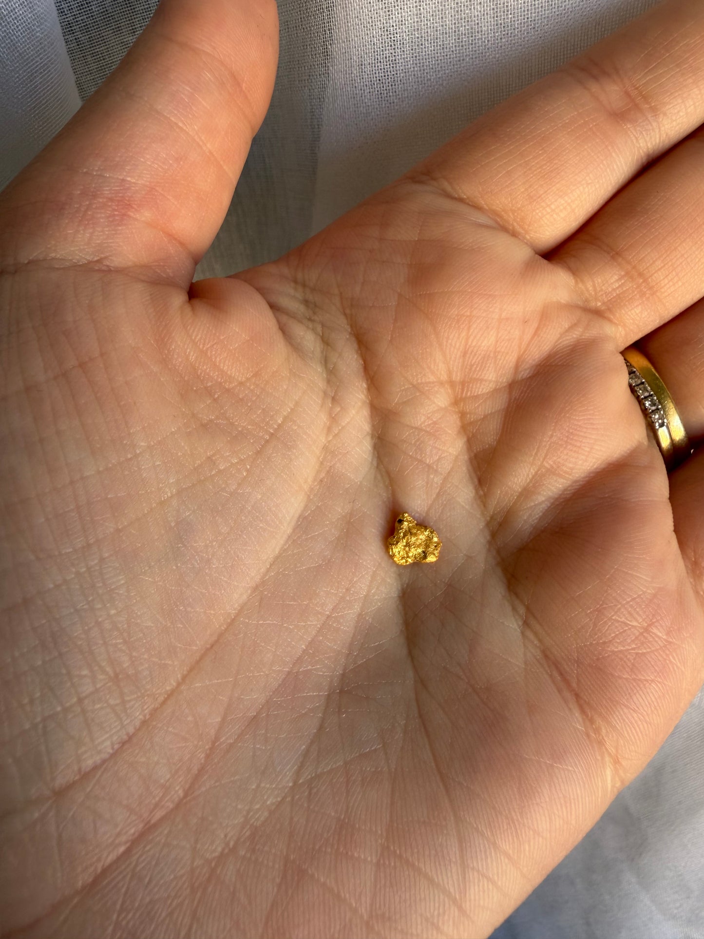 0.73 grams Natural Gold Nugget - August 2.0 drop