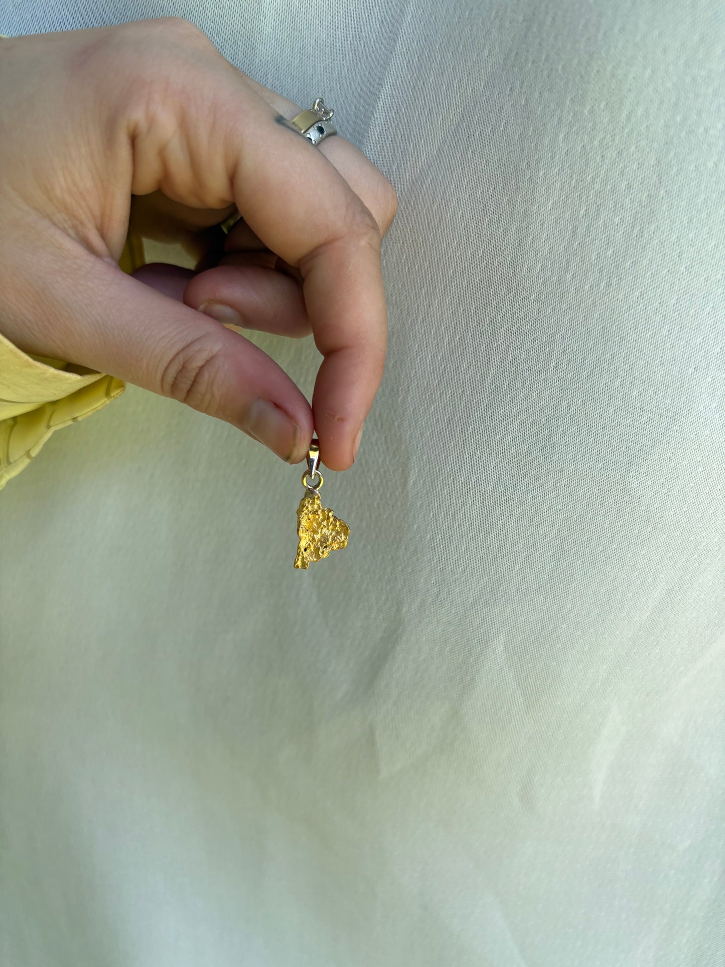 3.9 gram Natural Gold Nugget Pendant