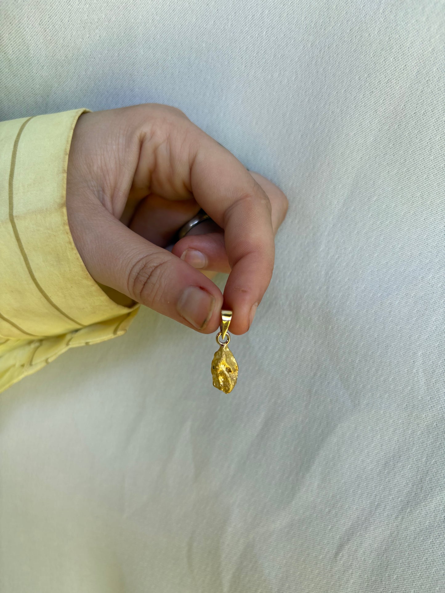 4.1 gram Natural Gold Nugget Pendant