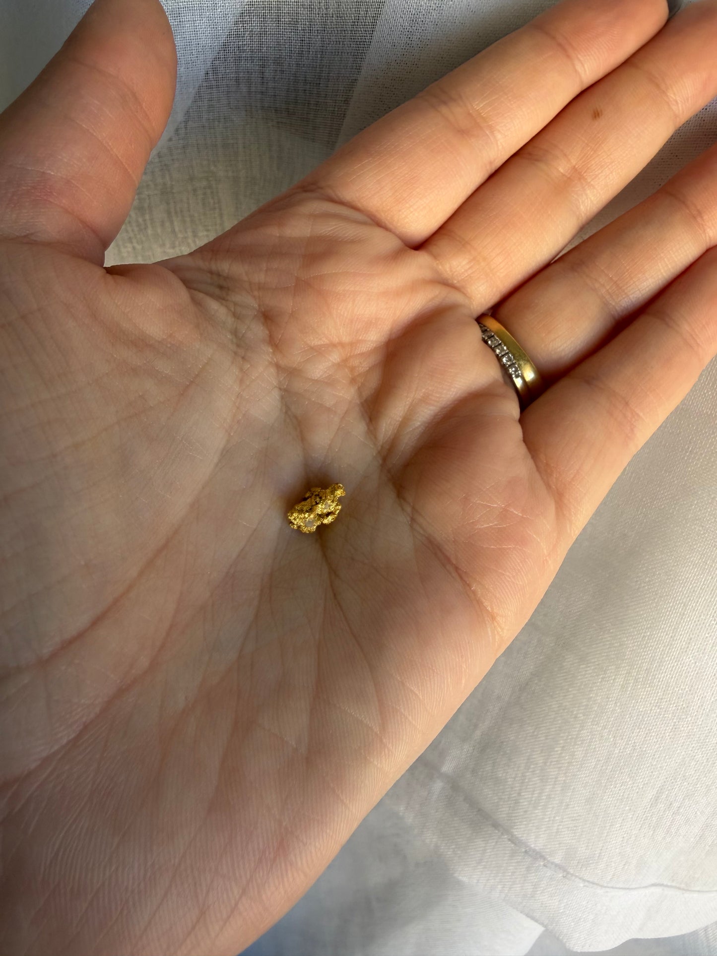 0.89 grams Natural Gold Nugget - August 2.0 drop