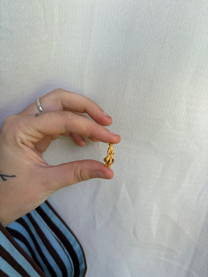 3.2 Gram Natural Gold Nugget(3.6gram total weight)