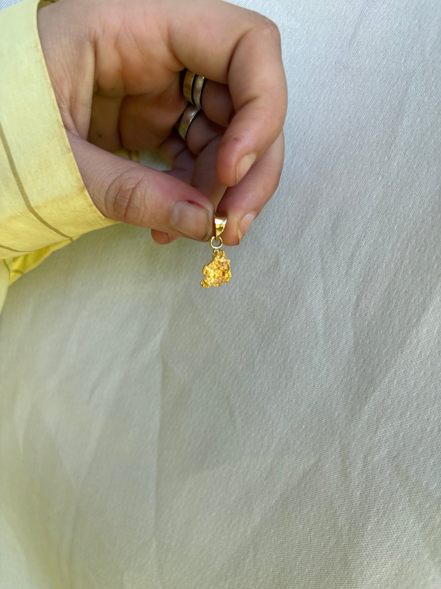 2.7 gram Natural Gold Nugget Pendant
