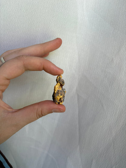 13 Gram Natural Gold Nugget - BLUE QUARTZ