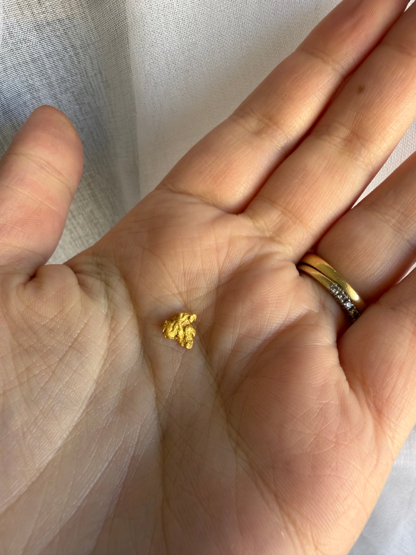 0.71 grams Natural Gold Nugget - August 2.0 drop