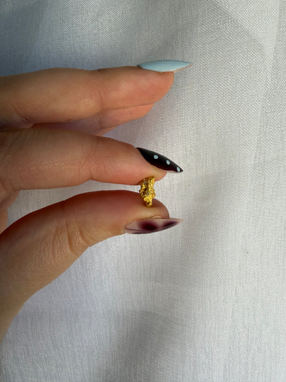 0.89 grams Natural Gold Nugget - August 2.0 drop