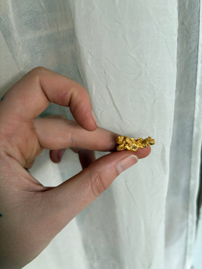 5.7 Gram Natural Gold Nugget - Crystalline structure