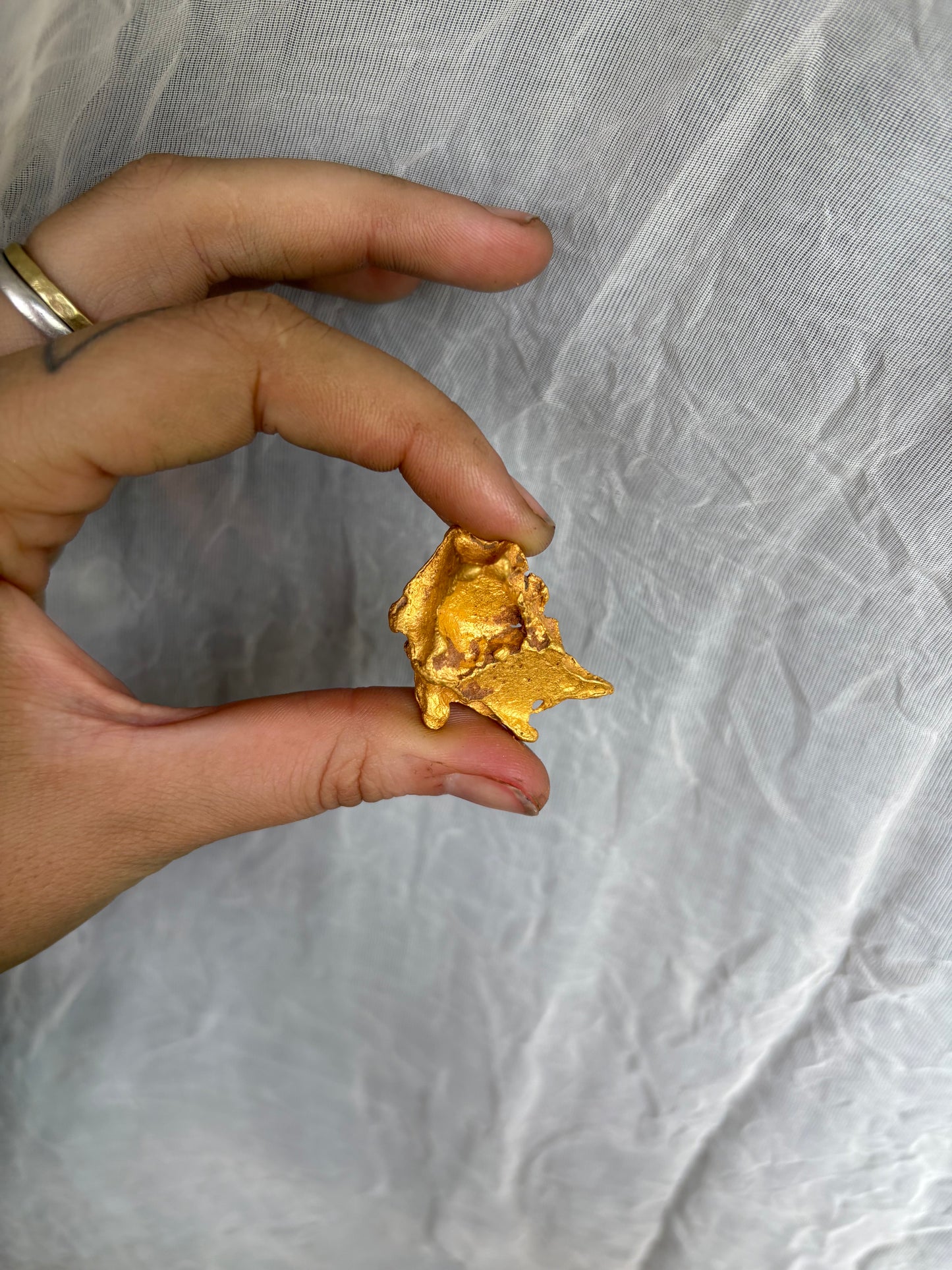 39.8 gram Crystalline Gold Nugget - Pseudomorph