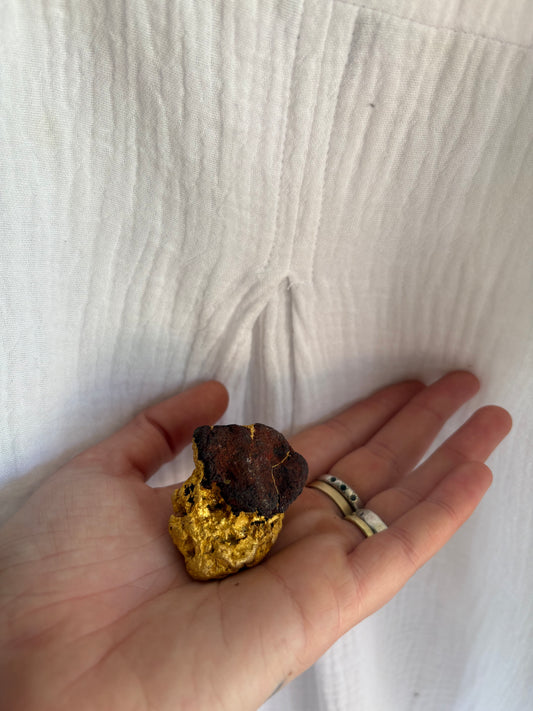 126.2 Gram Natural Gold Nugget - Alien Brain Specimen