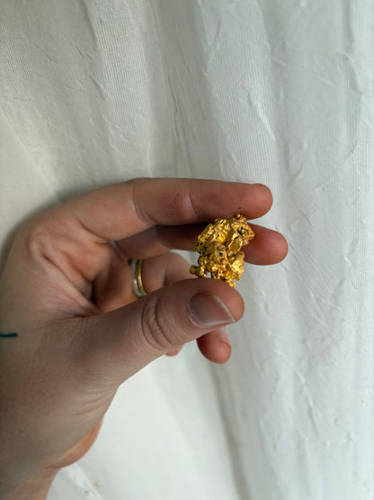 13.4 Gram Natural Gold Nugget - Crystalline structure