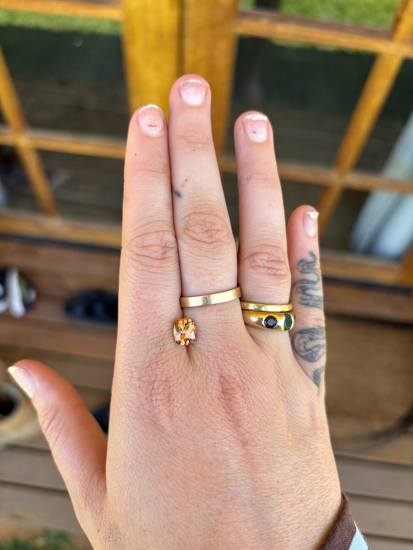 2.42ct NT Cushion Cut - Natural Orange Zircon