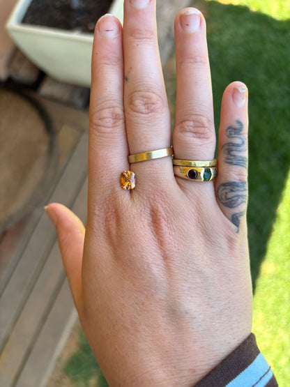 2.42ct NT Cushion Cut - Natural Orange Zircon