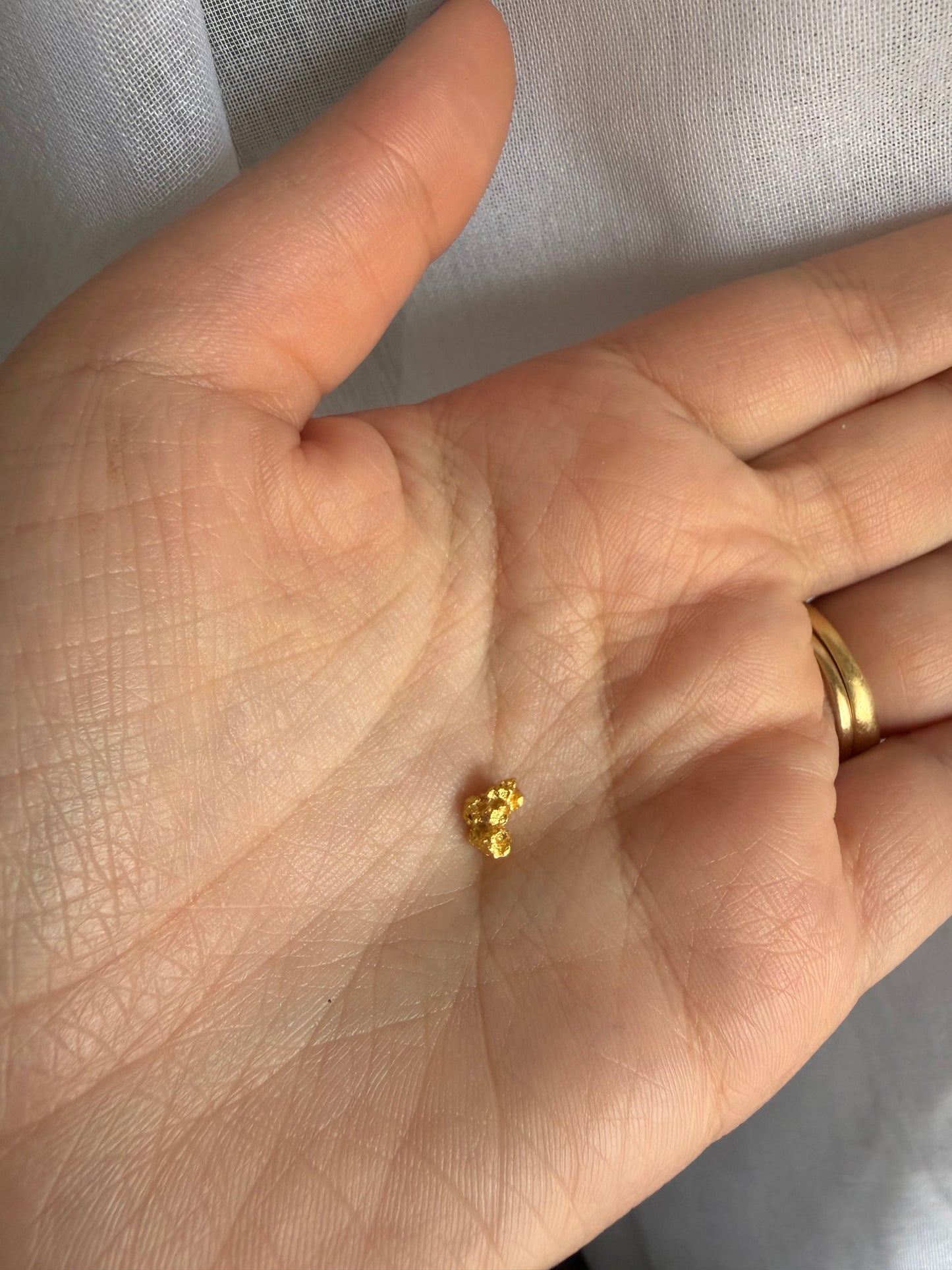 0.92 grams Natural Gold Nugget - August 2.0 drop