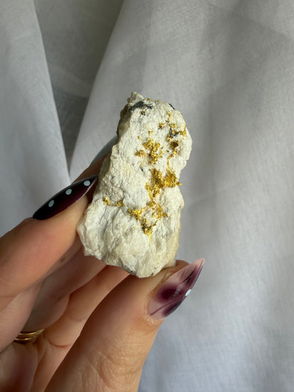 15g Rare Gold and Pyrite Specimen