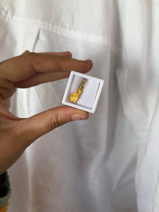 3.1g Natural Gold Nugget Pendant