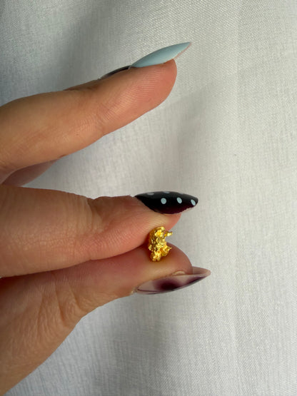 1.1 grams Natural Gold Nugget - August 2.0 drop