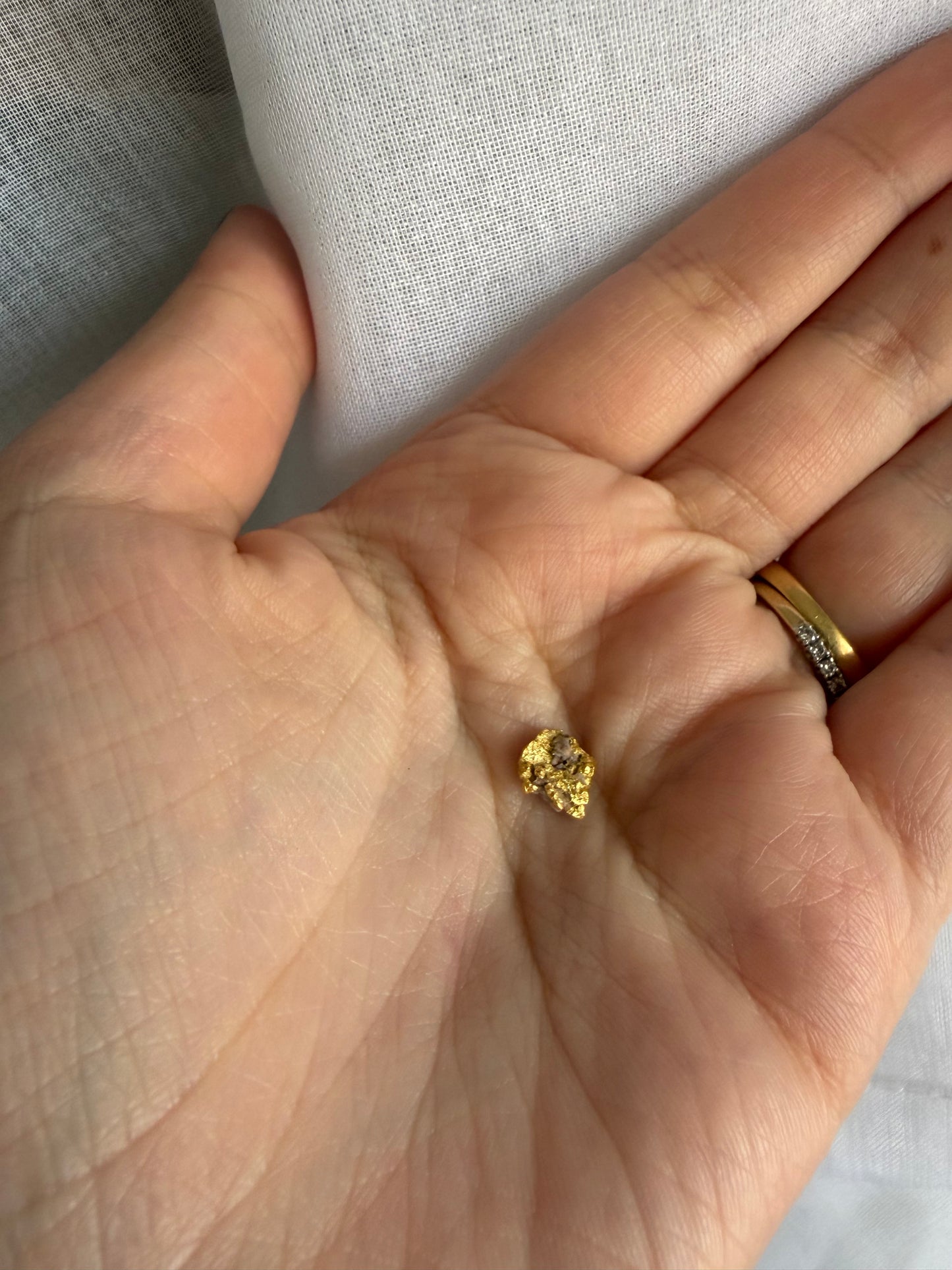 0.85 grams Natural Gold Nugget - August 2.0 drop