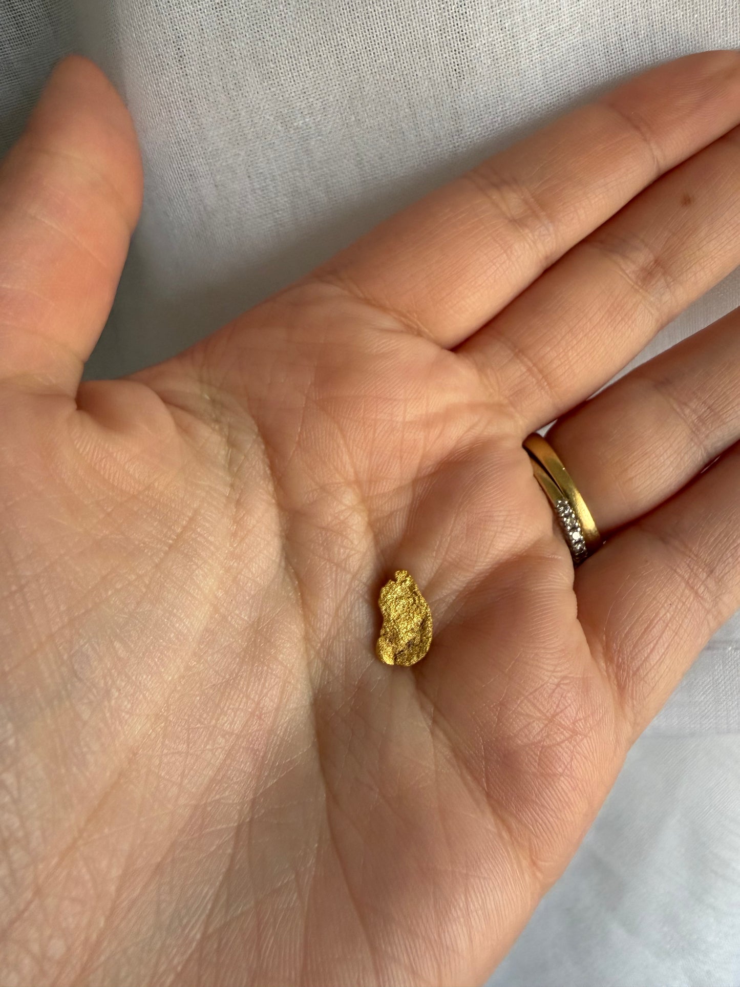 0.58 grams Natural Gold Nugget - August 2.0 drop