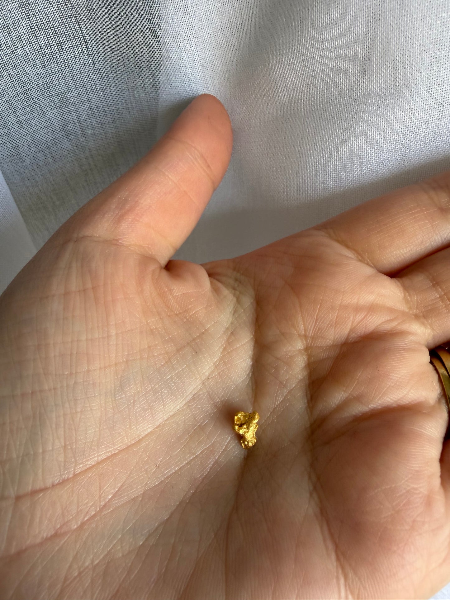 0.7 grams Natural Gold Nugget - August 2.0 drop