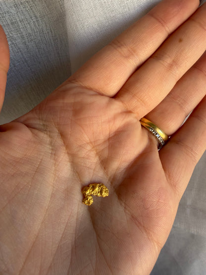 0.90 grams Natural Gold Nugget - August 2.0 drop
