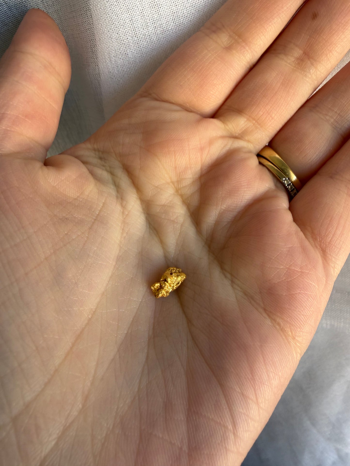 0.92 grams Natural Gold Nugget - August 2.0 drop
