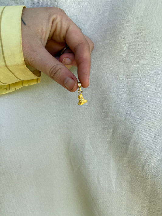 2 gram Natural Gold Nugget Pendant