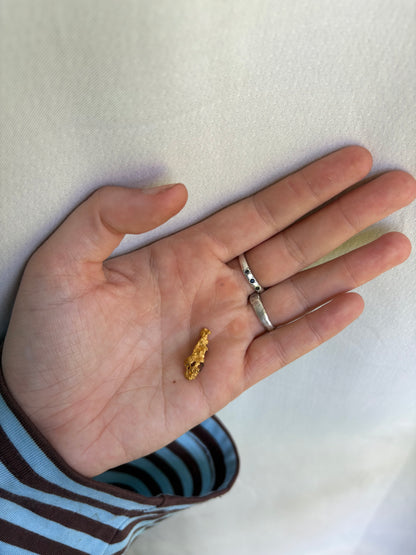 3.2 Gram Natural Gold Nugget(3.6gram total weight)