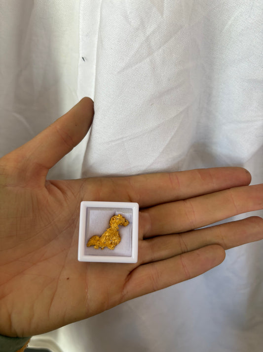 6.5g Natural Gold Nugget - “This Golden Duck Doesn’t Give a Fuck”