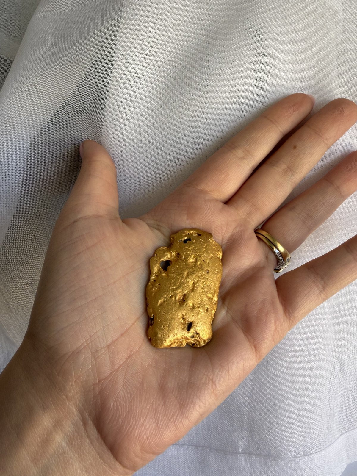 118.73 grams Natural Gold Nugget - September drop
