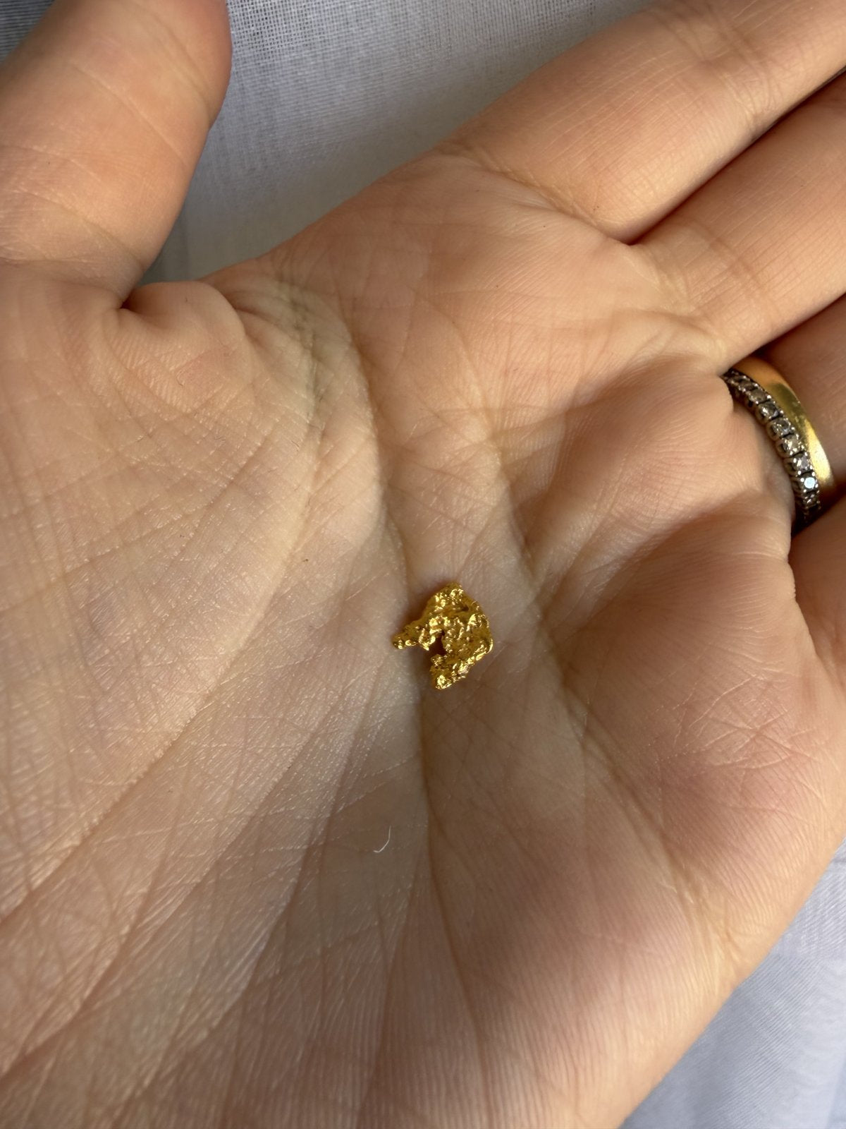 0.6 grams Natural Gold Nugget - September drop