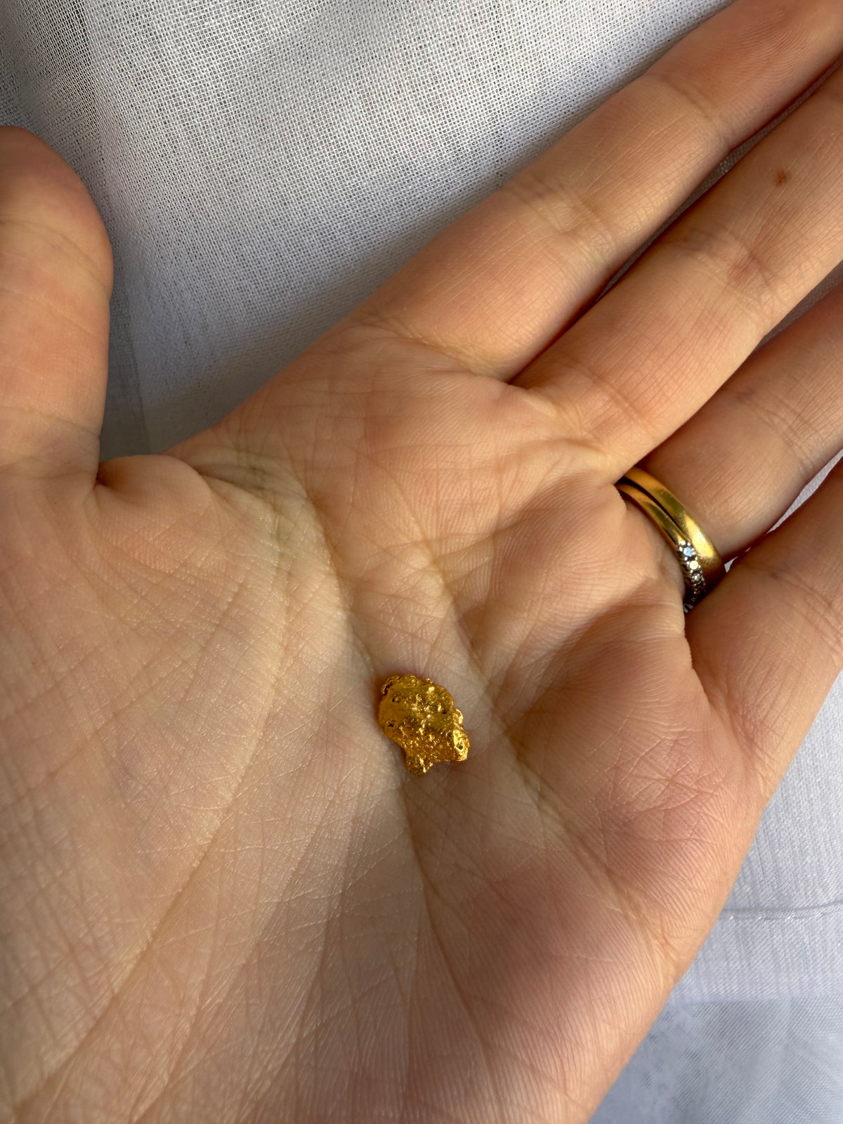 2 grams Natural Gold Nugget - September drop